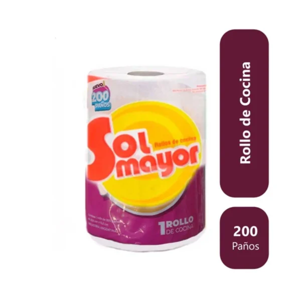 Rollo de cocina Sol mayor 200 paños