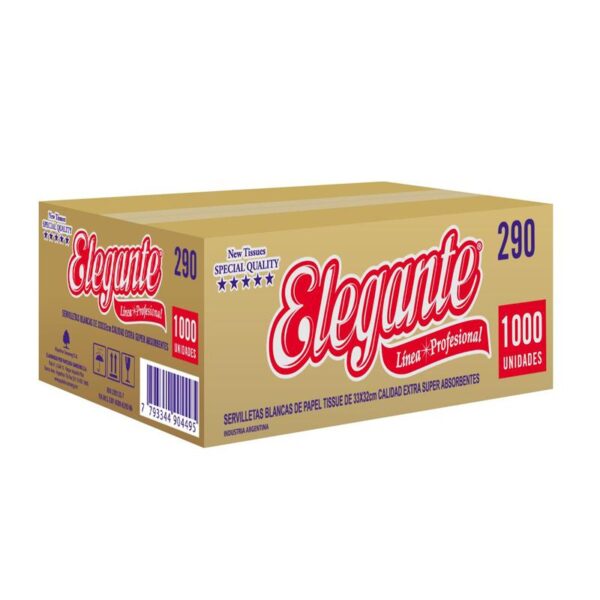 SERVILLETA ELEGANTE PREMIUM 33X32X1000UNI