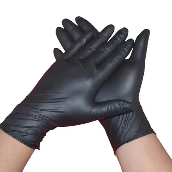 GUANTES DE NITRILO NEGRO